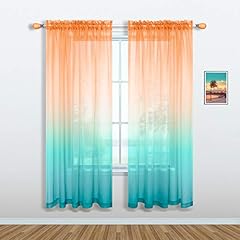 Orange green curtains for sale  Delivered anywhere in USA 
