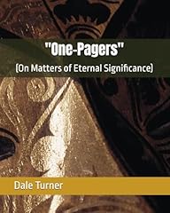 One pagers for sale  Delivered anywhere in USA 