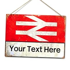 Customised railway personalise for sale  Delivered anywhere in UK