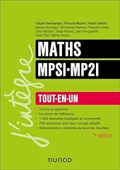 Maths mpsi mp2i d'occasion  Livré partout en Belgiqu