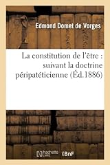 Constitution doctrine péripat d'occasion  Livré partout en Belgiqu
