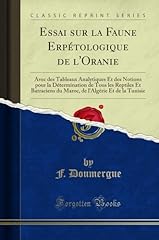 Faune erpétologique oranie d'occasion  Livré partout en France