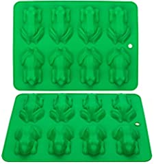 Webake 2 Pcs Frog Chocolate Moulds Silicone Candy Mould for sale  Delivered anywhere in UK