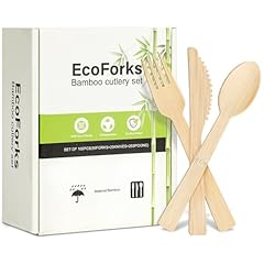 Ecoforks bamboo cutlery for sale  Delivered anywhere in USA 