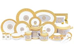 White gold dinnerware for sale  Delivered anywhere in USA 