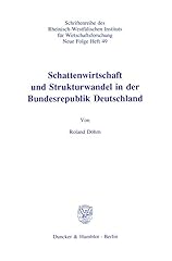 Schattenwirtschaft und struktu d'occasion  Livré partout en Belgiqu