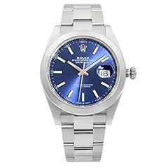 Rolex datejust blue for sale  Delivered anywhere in USA 