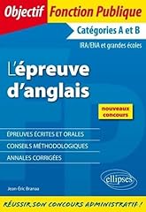 épreuve anglais catégories d'occasion  Livré partout en France