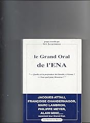 Grand oral éna d'occasion  Livré partout en France