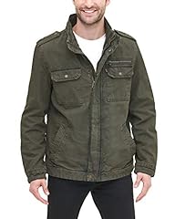 Used, Levi's Men's Washed Cotton Military Jacket, Olive, for sale  Delivered anywhere in USA 
