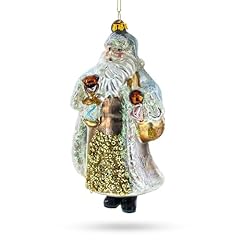 Enchanting glittered santa for sale  Delivered anywhere in USA 