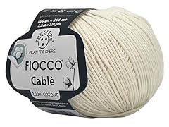 Gomitolo cotone fiocco usato  Spedito ovunque in Italia 