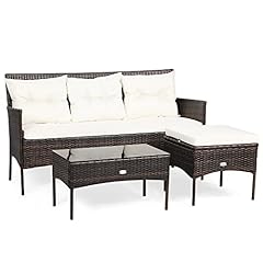 Costway seater rattan for sale  Delivered anywhere in UK