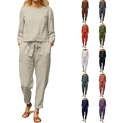 Linen sets women for sale  Delivered anywhere in USA 