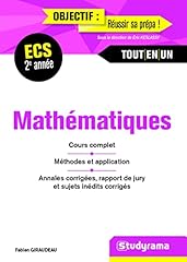 Mathématiques année ecs d'occasion  Livré partout en France