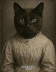 Vintage cat calendar usato  Spedito ovunque in Italia 