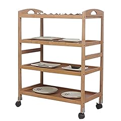Used, ZQH Trolley Cart/Solid Wood Wine Rack/Utility Storage/Home for sale  Delivered anywhere in UK