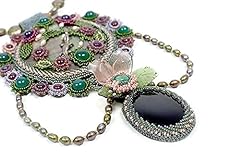 Beadwoven ooak necklace for sale  Delivered anywhere in USA 