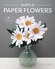 Simple paper flowers for sale  Delivered anywhere in UK