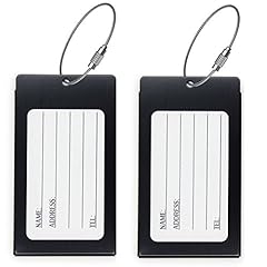 Metal luggage tags for sale  Delivered anywhere in UK