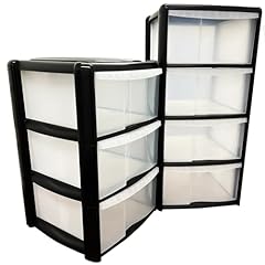 Clear black drawer for sale  Delivered anywhere in UK