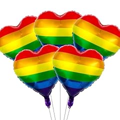 5pcs pride balloons for sale  Delivered anywhere in UK