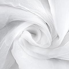 White tulle organza for sale  Delivered anywhere in UK