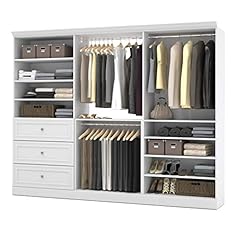 Bestar Versatile Closet Organizer, 108W, White for sale  Delivered anywhere in USA 