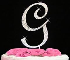 Rhinestone cake topper for sale  Delivered anywhere in UK