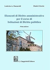 Elementi diritto amministrativ usato  Spedito ovunque in Italia 