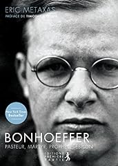 Bonhoeffer pasteur martyr d'occasion  Livré partout en France