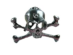 Skull crossbones silver for sale  Delivered anywhere in UK