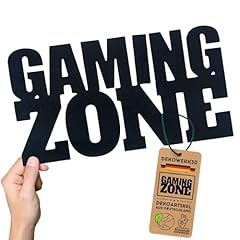 Gaming zone schild gebraucht kaufen  Wird an jeden Ort in Deutschland