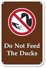 Feed ducks sign for sale  Delivered anywhere in USA 
