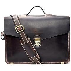 Luxeoria leather briefcase for sale  Delivered anywhere in USA 