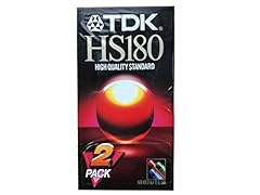 Tdk 180 vhs usato  Spedito ovunque in Italia 