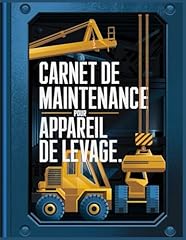 Carnet maintenance appareil d'occasion  Livré partout en France