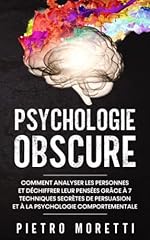 Psychologie obscure analyser d'occasion  Livré partout en France