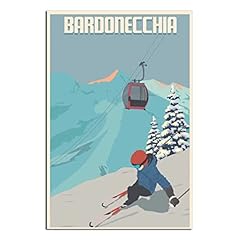 Bardonecchia ski tin usato  Spedito ovunque in Italia 