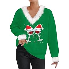 Christmas sweatshirt womens for sale  Delivered anywhere in UK