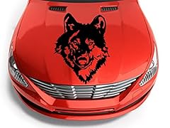 Wolfskopf auto aufkleber gebraucht kaufen  Wird an jeden Ort in Deutschland