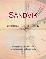 Sandvik webster timeline for sale  Delivered anywhere in UK