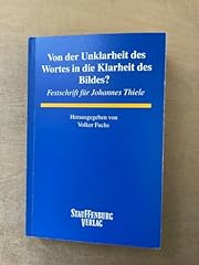 Unklarheit wortes klarheit gebraucht kaufen  Wird an jeden Ort in Deutschland