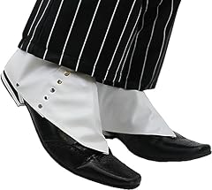 White gangster spats for sale  Delivered anywhere in UK