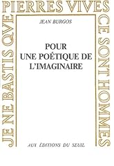 Poétique imaginaire d'occasion  Livré partout en France