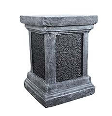 Stone Column Slate grey, Garden ornament plinth base for sale  Delivered anywhere in UK