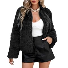 Zando black faux for sale  Delivered anywhere in USA 