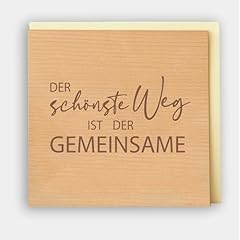 Riginal holzgrusskarte hochzei gebraucht kaufen  Wird an jeden Ort in Deutschland