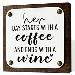Coffee wine sign for sale  Delivered anywhere in USA 