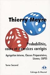 Probabilités cours exercices d'occasion  Livré partout en France